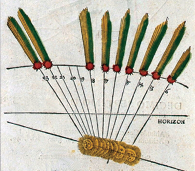 Peter Apian - Illustration of Halley's Comet Peter Apian - Illustration of Halley's Comet