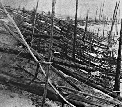 Tunguska explosion in 1908 Tunguska explosion in 1908